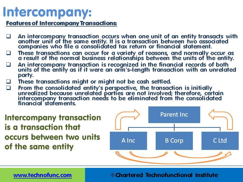 GL - Intercompany Accounting